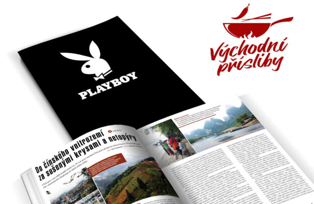 Článek o asijské gastronomii publikovaný v magazínu Playboy