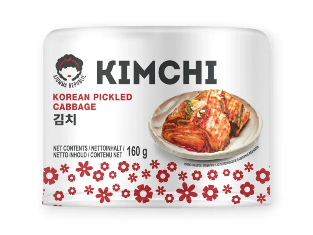 Ajumma Republic korejské kimchi 160 g – Sambalshop