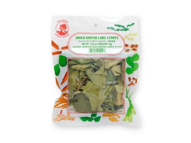 Cock Brand su&scaron;en&eacute; kaffir limetov&eacute; listy 10 g &ndash; Sambalshop