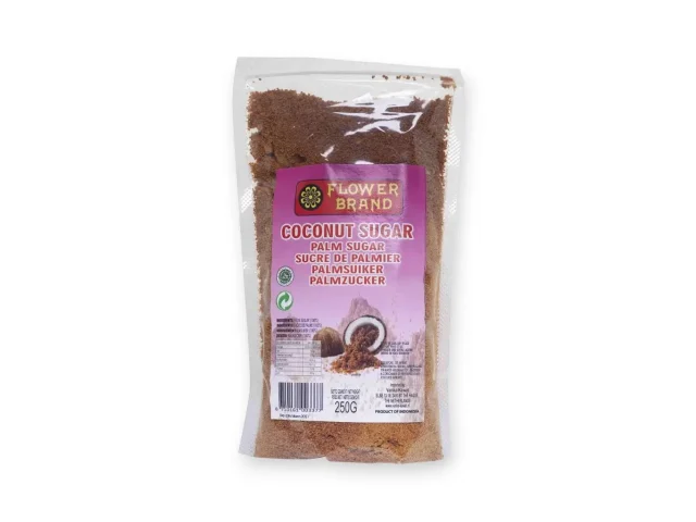 Flower Brand indon&eacute;sk&yacute; palmov&yacute; cukr gula djawa 250 g &ndash; Sambalshop