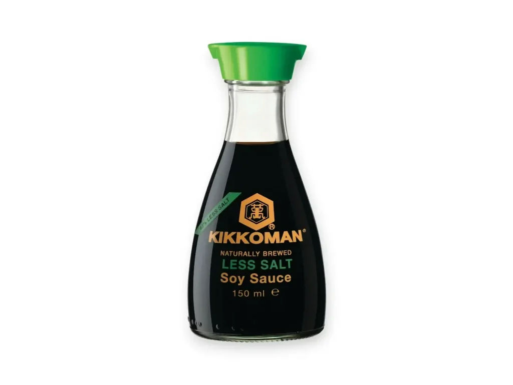 Kikkoman sojová omáčka méně soli 150 ml – japonská kuchyně