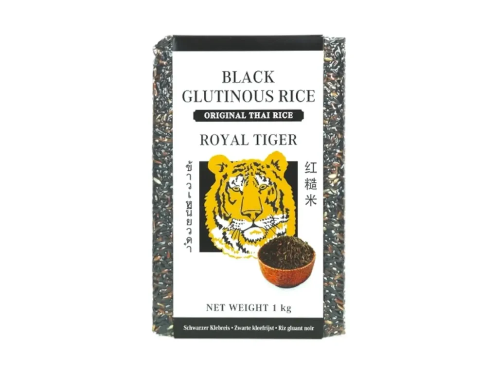 Royal Tiger černá lepkavá rýže 1 kg – Sambalshop