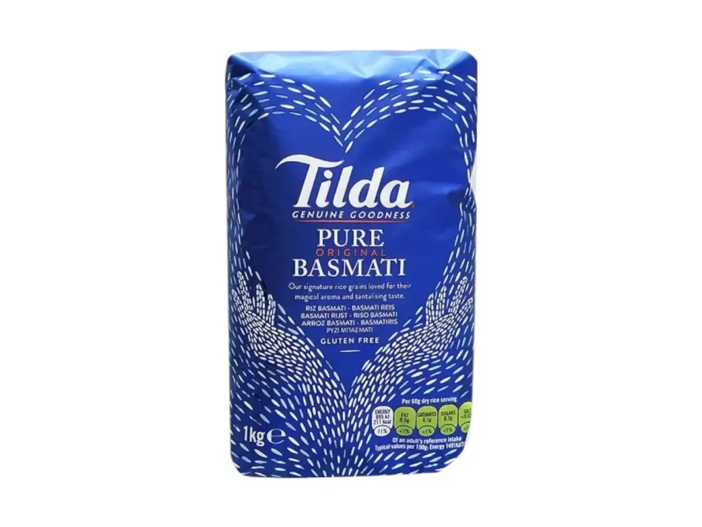 Tilda prémiová exkluzivní basmati rýže 1 kg – Sambalshop